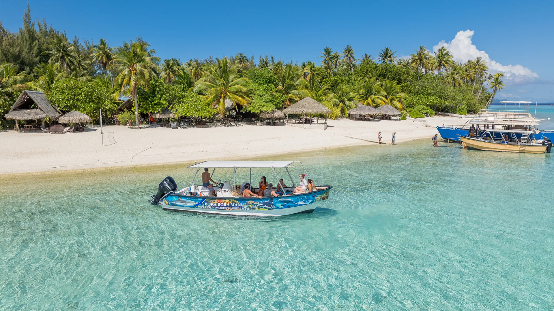 Bora Bora Safari and snorkeling combo with 4x4 island tour and lagoon excursion