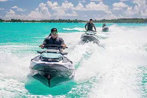Bora Bora ATV and jet ski land and lagoon combo