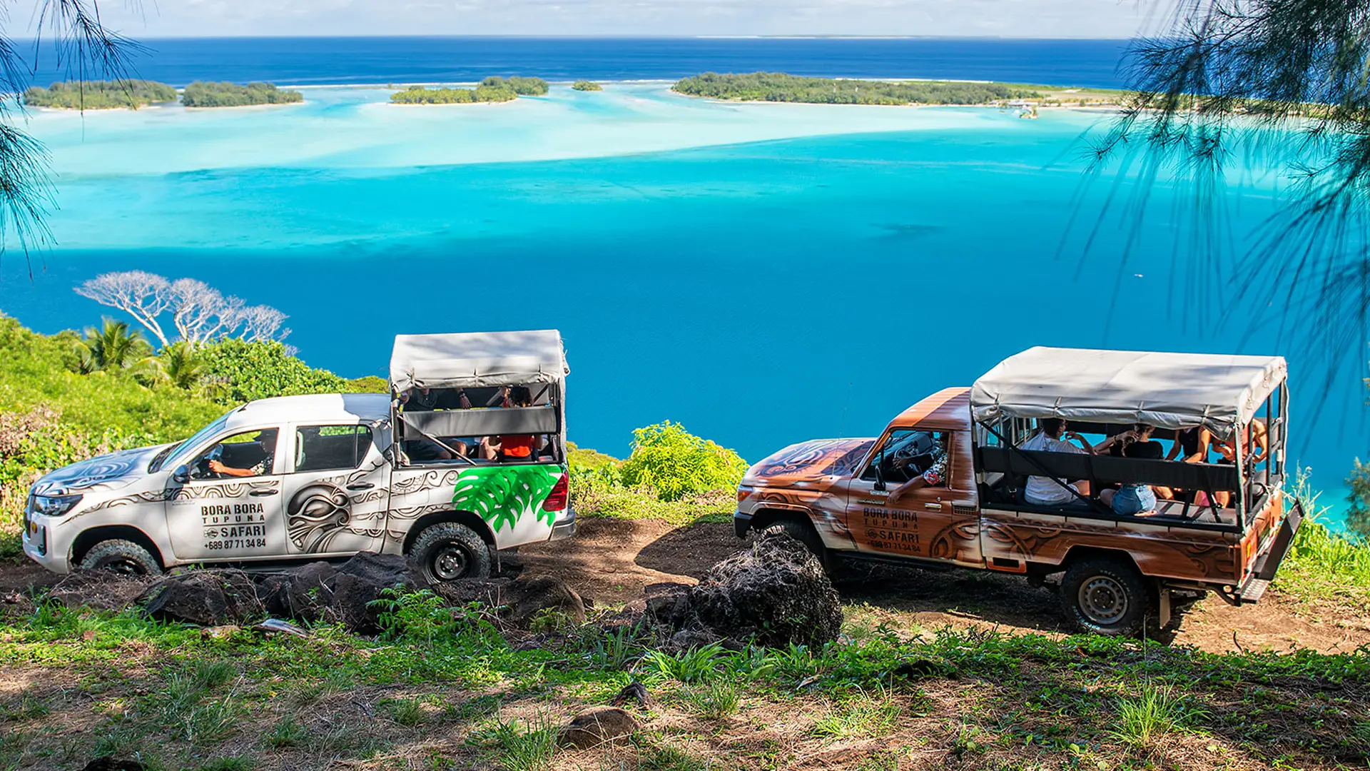 Tupuna 4x4 safari tour exploring the interior of Bora Bora